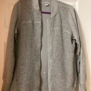Lululemon gray Sherpa sweatshirt/sweater